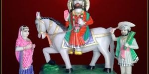 Marble Statue Of Baba Ramdev Ji Maharaj