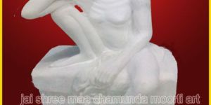 Gajanand Maharj Marble Moorti