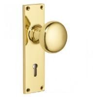 Brass Plate Door Handles