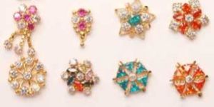 Hand Crafted CZ Setting Nose Pins-01