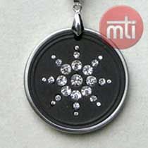 Regular Scalar Energy Pendant With CZ Stones