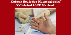 Hemochek Color Scale for Hemoglobin Test Strips