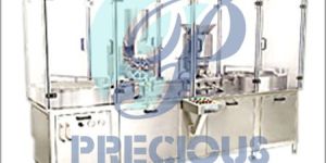 DRY POWDER FILLING STOPPERING MACHINE