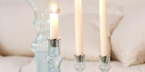 Glass Candle Holders