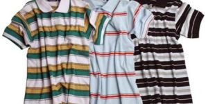 Mens Striped Polo T-Shirt