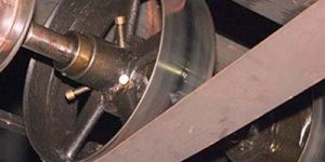 Chrome Leather Flat Belts