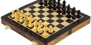 Folding Rosewood Chess Set