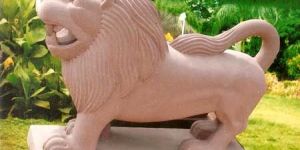Lion Stone Statue