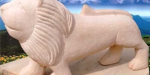 Lion Stone Statue