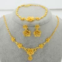 Gold Plated Necklace Set