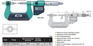 Insize Digital Gear Tooth Micrometer