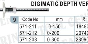 Mitutoyo Digimatic Depth Vernier
