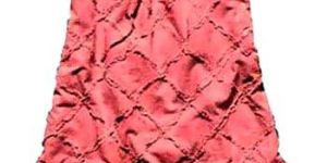 Pink Knee Length Skirt