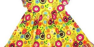 Printed Yellow Frock