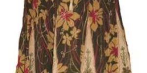 Rayon Floral Printed Skirt