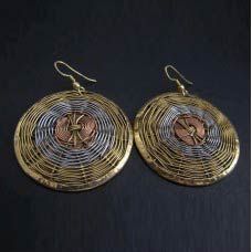 Brass Earrings 01