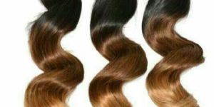 Wavy Machine Weft Hair