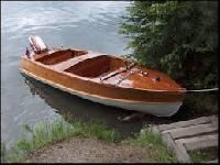 Classic Wooden Speedboat