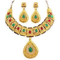 Gold Plated Necklace Set