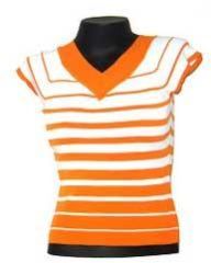 Ladies V Neck T-Shirt 01