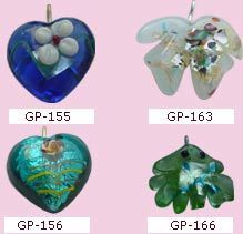 Silver Foil Pendants