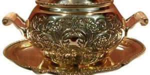 Silver Plated Soup Dish 01