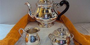 Silver Plated Tea Kettle
