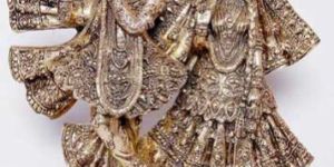 Brass Radha Krishna Statue