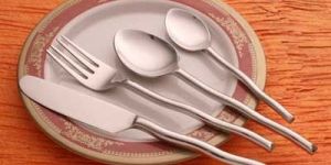 Handmade Zigzag Design Steel Cutlery