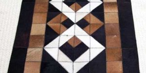 Handmade Leather Rug