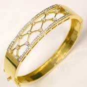 Diamond Studded Bracelet Design No. TKDN-1