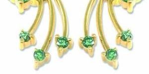 Gold Earrings - ER-1028 Bl