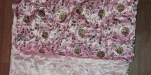Jaipuri Pink Print Double Bedding Quilt S