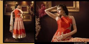 Sparkling Embroidered Work Anarkali Salwar Kameez