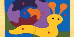 Snail Coloured Puzzle