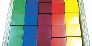 Wooden Building Cube Set