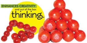 Wooden Ball Pyramid Puzzle