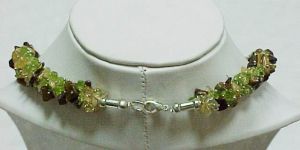 Natural Gemstone Chip Necklace