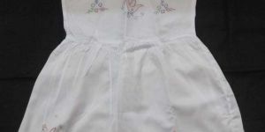 White Cotton Tape Frock