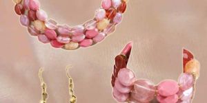 Pink Colour Jewellery Sets