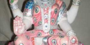 Goddess Laxmi Marble Statue-01
