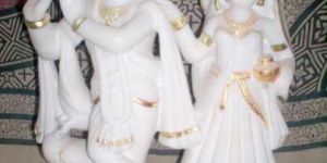 Radha Krishna Marble Statues