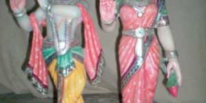 Radha Krishna Marble Statue