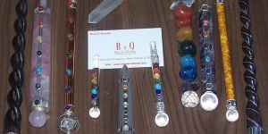 Clear Quartz Seven Chakra Wands