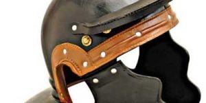 Roman Leather Helmet