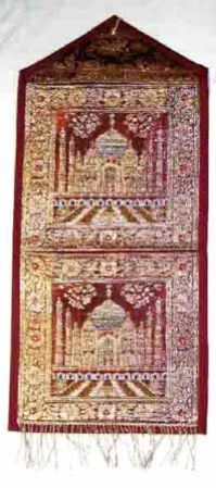 Traditional Woven Wall Hanging with Tassels