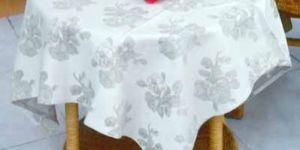 Linen Printed Table Cover