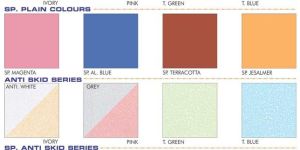 Plain Color Anti Skid Floor Tiles