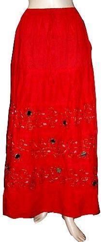 Cotton Embroidered Skirts Sk - 174