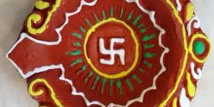 Decorative Earthen Diya